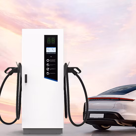 Stazione di ricarica DC EV veloce per veicoli elettrici Caricatore per auto Chademo CCS GB/T da 60 kW